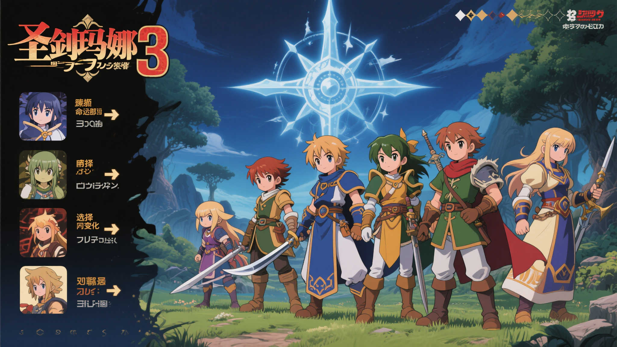 “回顾经典:30年前《圣剑传说3》为何成为动作RPG巅峰之作?” 一、独特的剧情与世界观:情感与冒险的完美