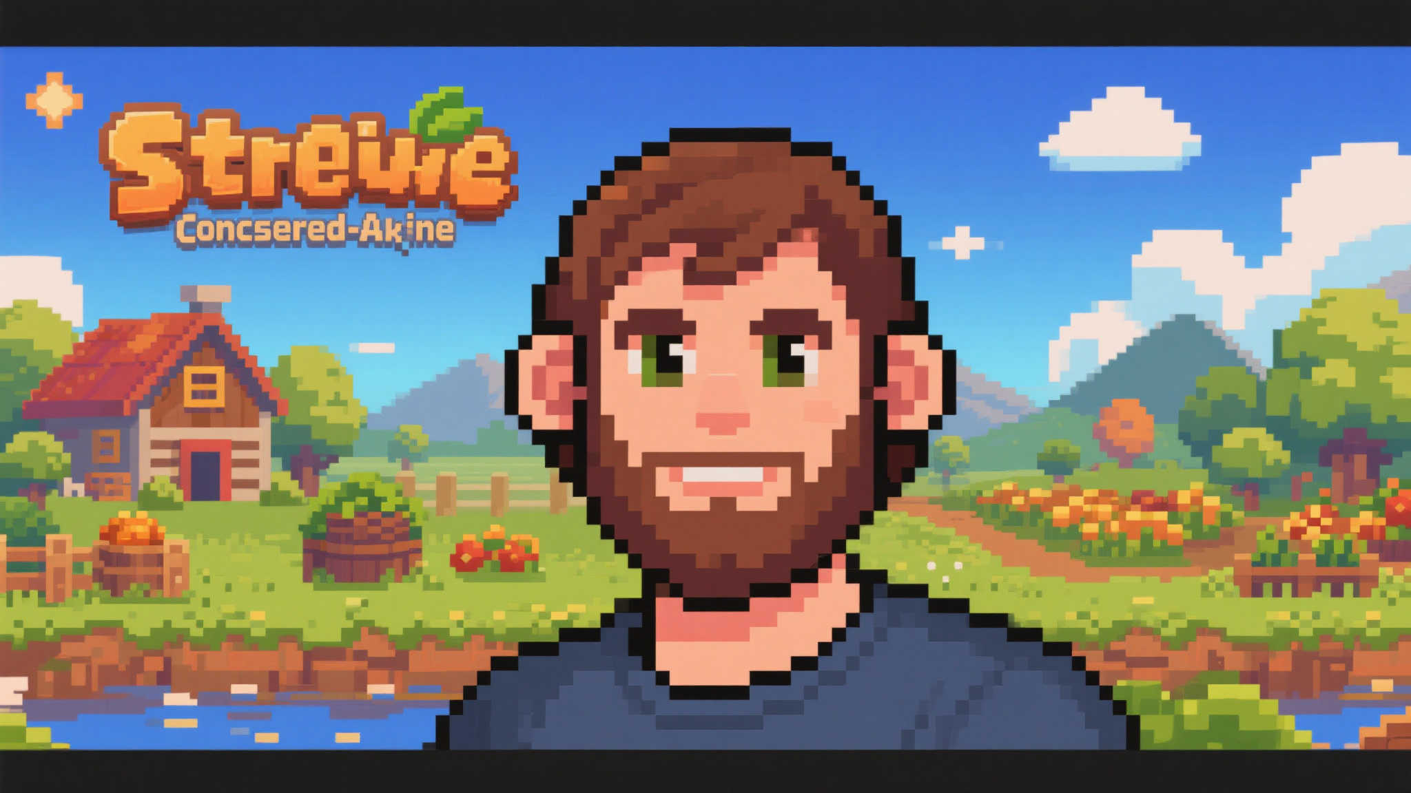 玩家耗时20小时,用像素艺术重现《星露谷》创作者肖像 玩家耗时20小时,用像素艺术重现《星露谷》创作者肖像