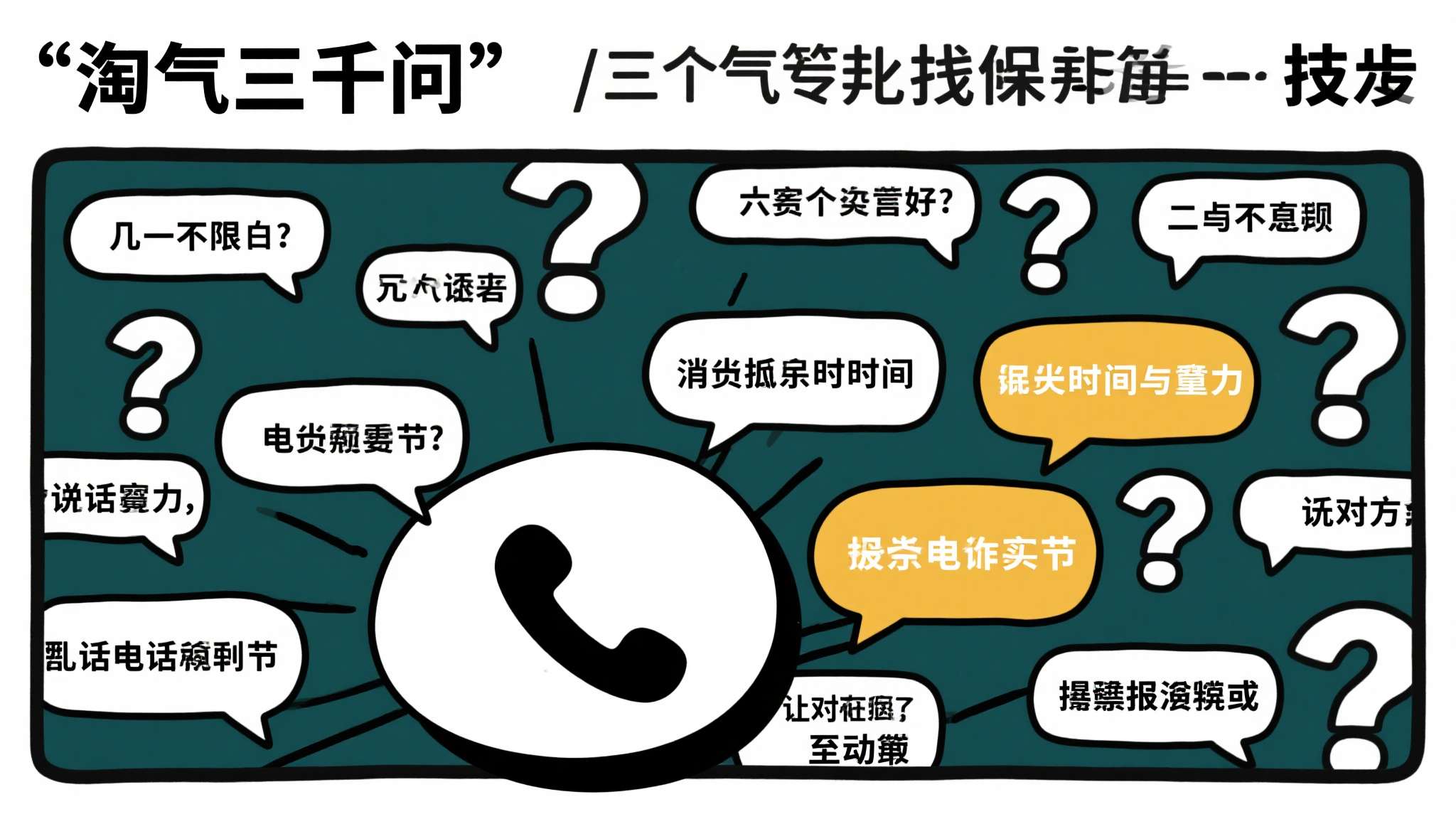 这就是"淘气三千问"战术的精髓：用无限制的、看似无害的问题，消耗骗子的时间和精力